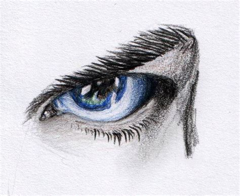 My first blue eye by AnnaSulikowska | Eyes drawing, Blue eye, Eyes