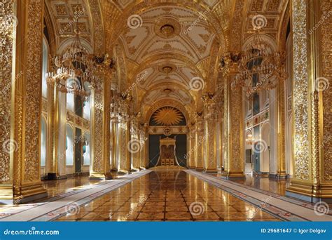 Grand Kremlin Palace stock image. Image of dome, audience - 29681647