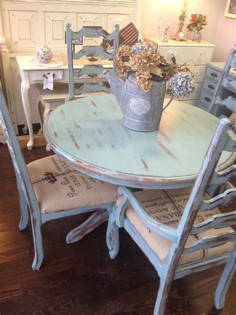 Shabby Chic Dining Table And Chairs Set - Shabby Chic Table And Chairs ...