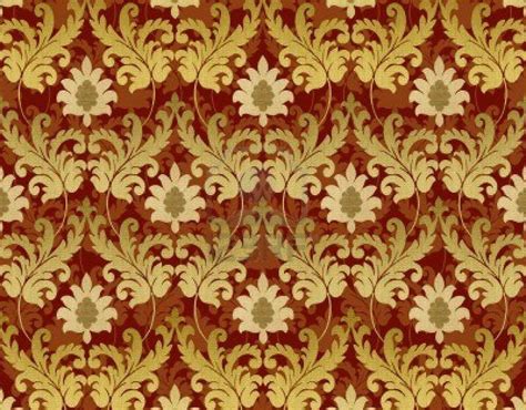 Decorative red and gold renaissance background | Black and white background, White and silver ...