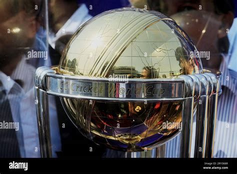 Icc cricket world cup 2023 trophy hi-res stock photography and images ...