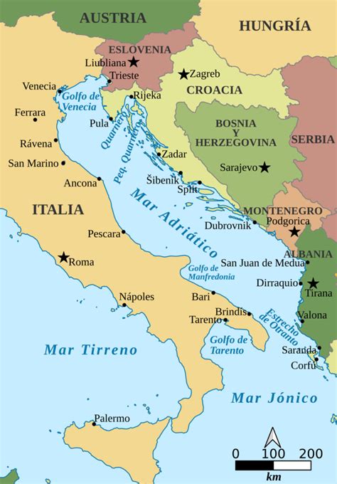 About Adriatic Sea, facts and maps - IILSS-International institute for ...