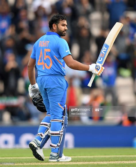 News Photo : Rohit Sharma of India celebrates his century... | Cricket ...