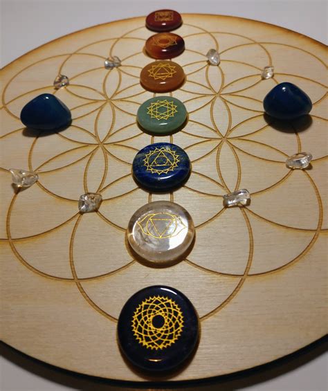 Chakra Alignment Crystal Grid on Storenvy