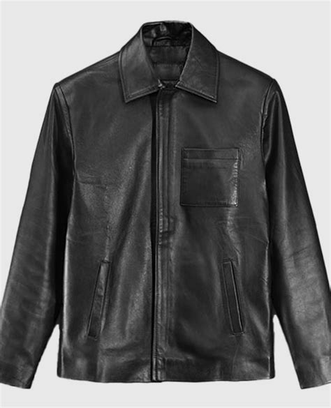 FRIENDS Season 07 Joey Tribbiani Black Leather Jacket – Genuine Jacket Store