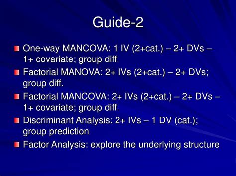 PPT - Multivariate Data Analysis Using SPSS PowerPoint Presentation, free download - ID:243285