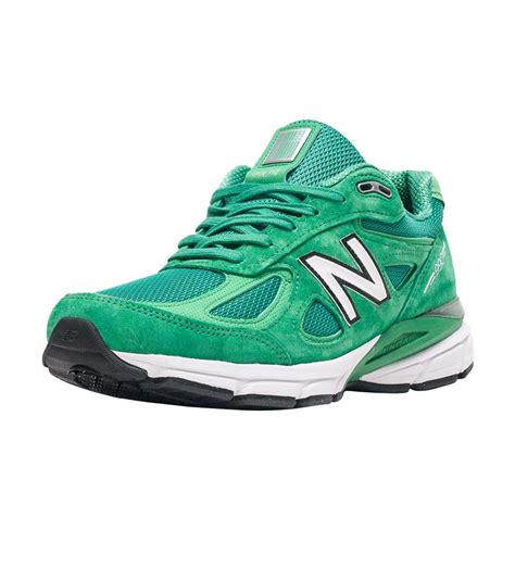 New Balance Suede 990 Running Sneaker in Green for Men - Lyst