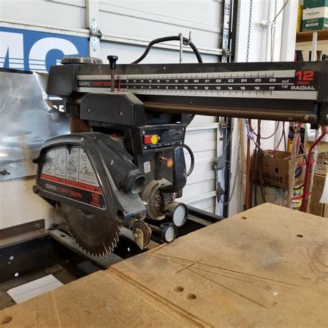 Used Craftsman Radial Arm Saw – Coast Machinery Group