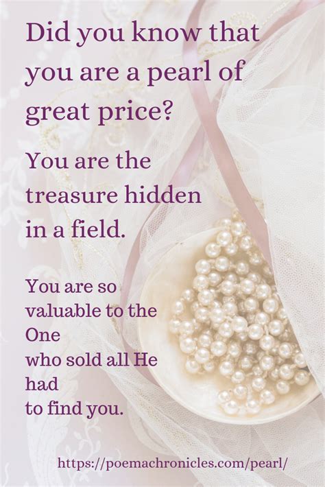 You are the Pearl of Great Price | Faith bloggers, Pearl quotes, Christian encouragement