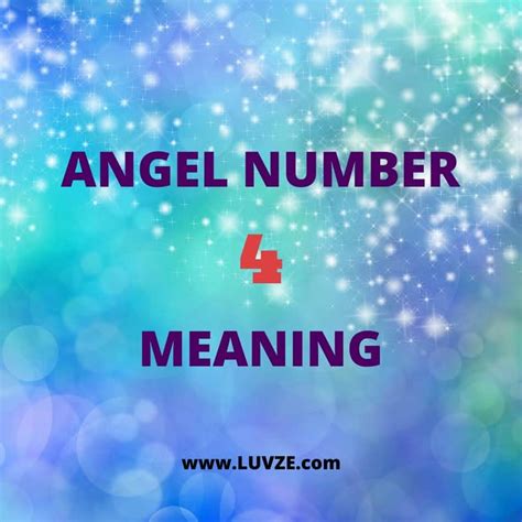 Angel Number 4 Meaning | Angel Number Readings