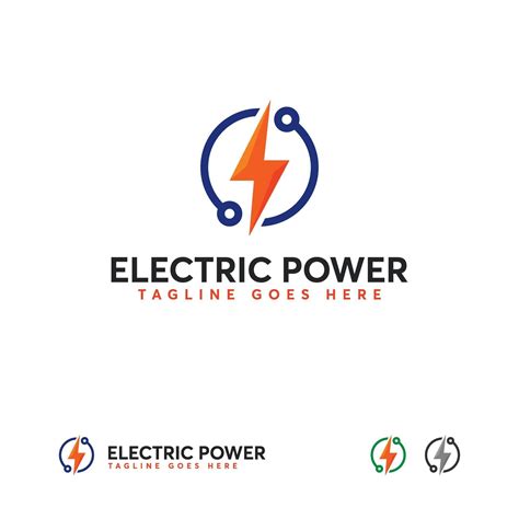 Electric Power logo designs, electricity Tech logo template 2064579 ...