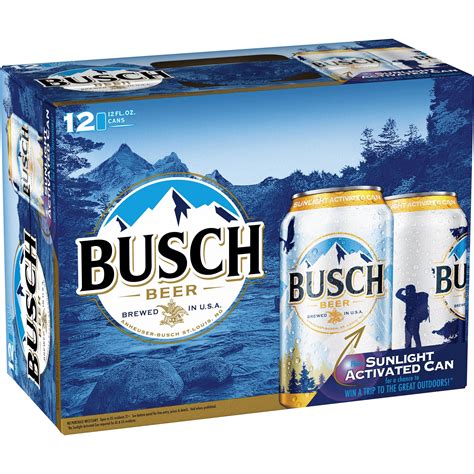 Busch® Beer, 12 Pack 12 fl. oz. Cans - Walmart.com