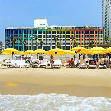 Book a getaway at this colorful hotel in Dan Tel Aviv, Israel. | Photo ...