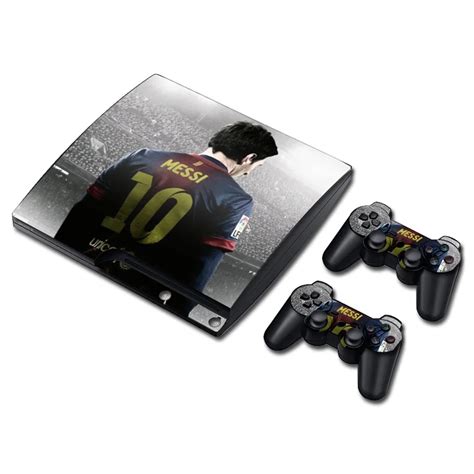 Lionel Messi Skin Sticker Decal for PS3 Slim PlayStation 3 Console and ...