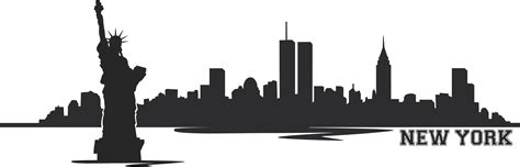 New York City PNG Skyline Transparent New York City Skyline.PNG Images. | PlusPNG