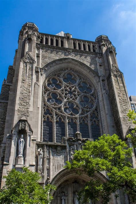 Church of St. Vincent Ferrer in New York Stock Image - Image of front, manhattan: 75052225