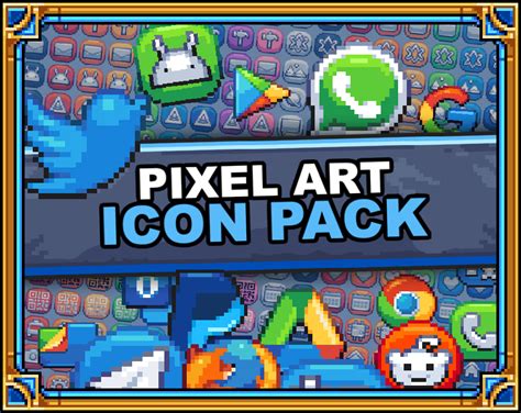 Pixel Art App Icons by Reff Pixels