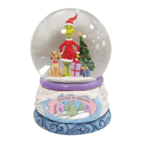 Dr. Seuss The Grinch Grinch and Max by Jim Shore Snow Globe