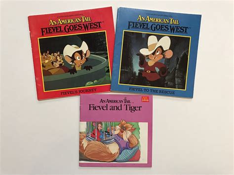 1980s an American Tail Fievel Goes West Books Kids Paperback - Etsy Canada