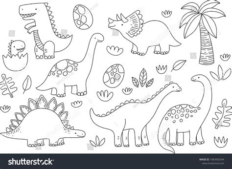 Dinosaurs Drawing For Kids