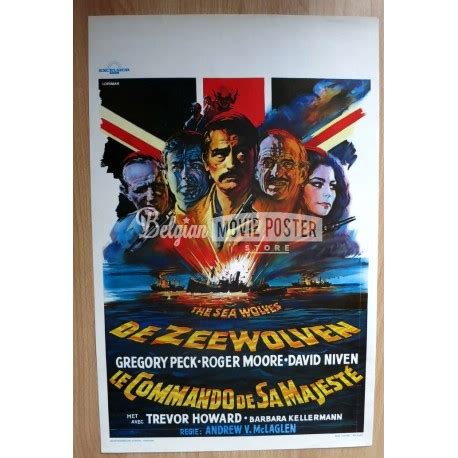 SEA WOLVES - Belgian Movie Poster Store