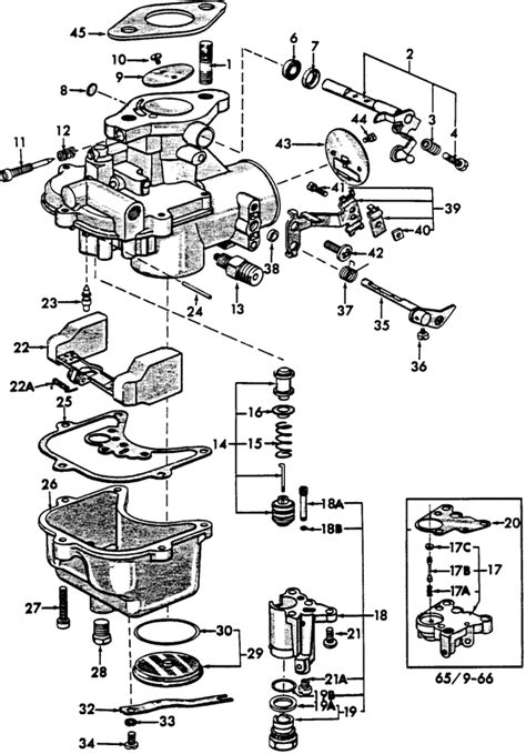 Ford 3000 Carburetor Diagram