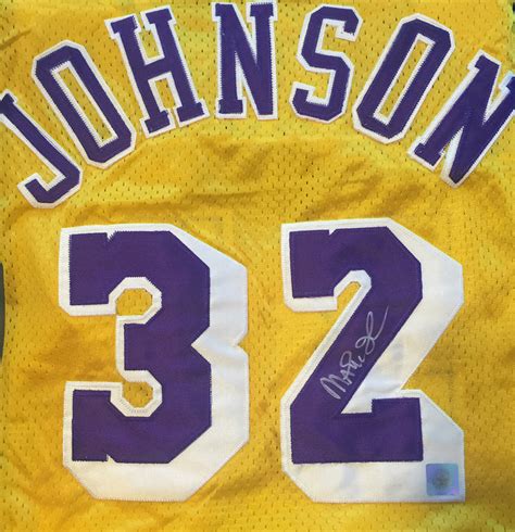 Magic Johnson (Jersey) | Signed: To Ken