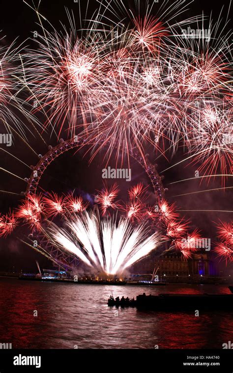 fireworks in the LOndon Eye in London,UK Stock Photo - Alamy