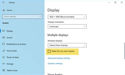 How to change Primary and Secondary monitor on Windows 11/10