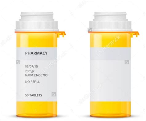 Rx Pill Bottle Label Template 10 best pill bottles images pill bottles prescription