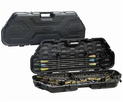 Hard Black Bow Case For Compound Bow Fully Padded Lockable Archery Storage - Buy Bow Case ...