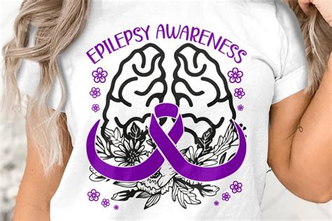 Epilepsy Warrior Svg Epilepsy Awareness Ribbon (2873271)