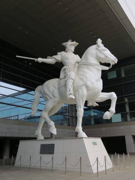 Equestrian statue of Francesco Sforza in Nagoya Japan