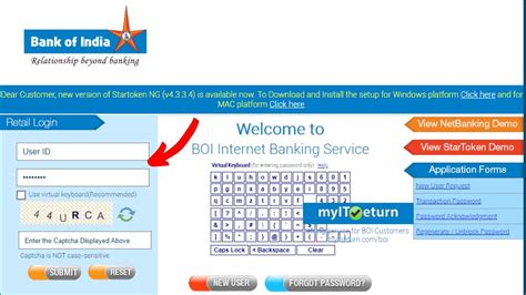 Bank of India Net Banking Login, Registration & Use - Full Guide