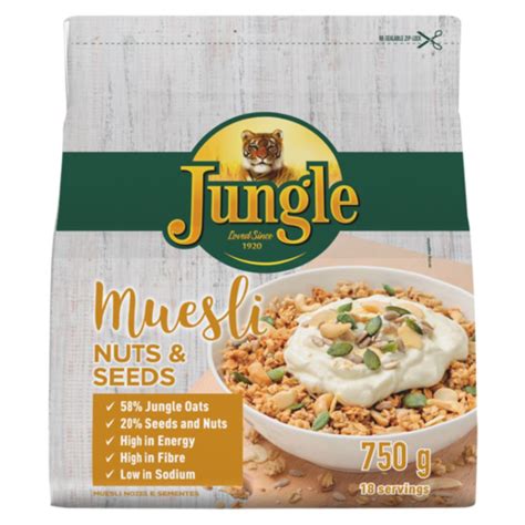 Jungle Muesli Nuts & Seeds 750gr – Superb Hyper