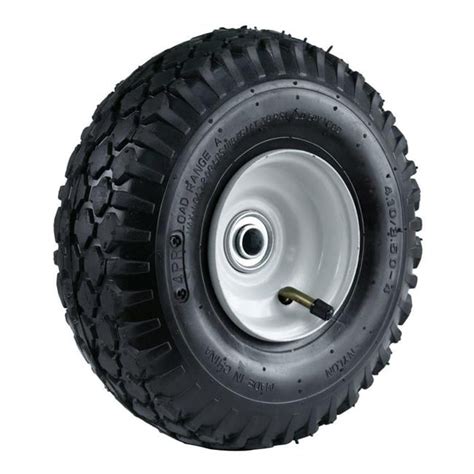 Martin Wheel 274407 10 in. 410-350-4 Stud Tread Offset Hub Hand Truck Wheel - Walmart.com ...