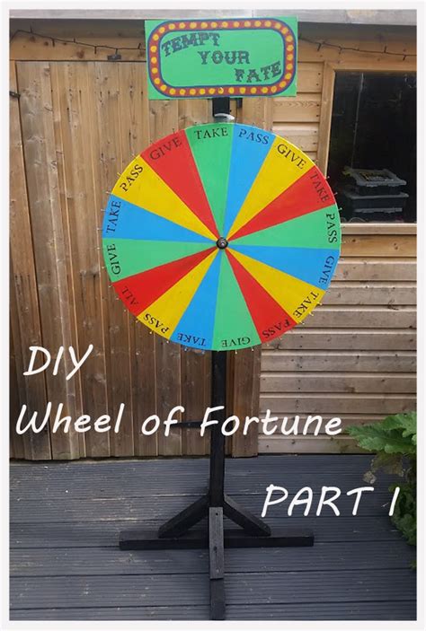 How to Make an Halloween Wheel of Fortune Drinking Game Prop PART I - Crafting Happiness