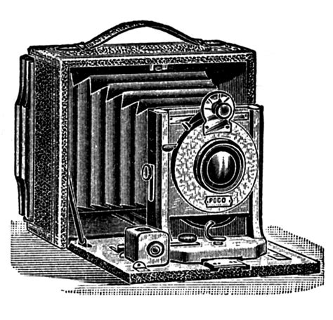 4 Vintage Camera Clipart! - The Graphics Fairy