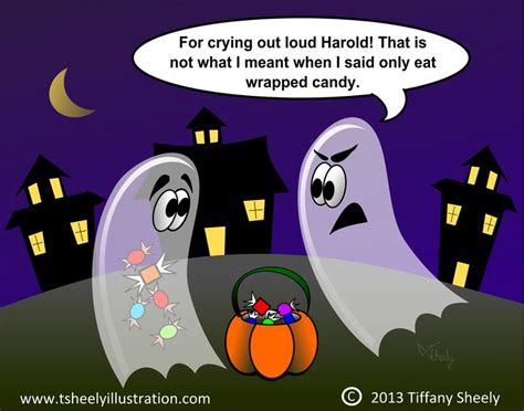 Only eat wrapped candy at Halloween! | Tiffany Sheely comic | Halloween ...