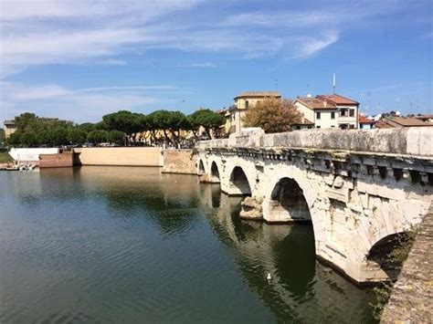 An old bridge still in use - Review of The Tiberius Bridge, Rimini ...