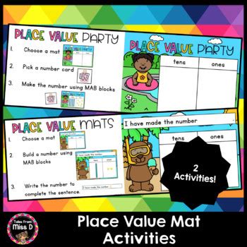 Place Value Mat Activities by Tales From Miss D | TpT