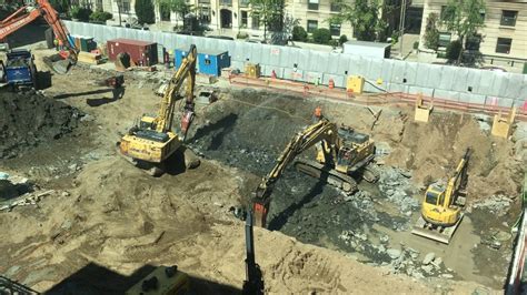 Construction: Excavation Work Aug 2016 - YouTube