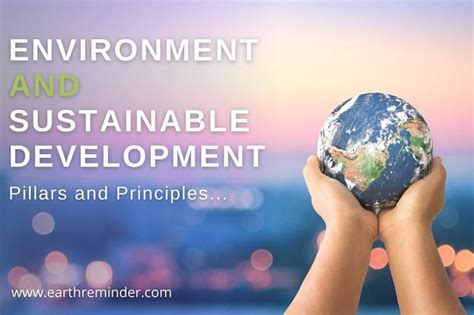 Environment and Sustainable Development | Earth Reminder