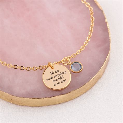 Quote Engraved Bracelet - Baublebible.com