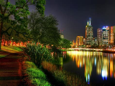 Glowing City Night - High Definition, High Resolution HD Wallpapers : High Definition, High ...