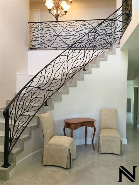 Modern Staircase Railings — Naddour's Custom Metalworks | Staircase railing design, Staircase ...