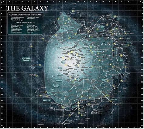 Map Of The Star Wars Galaxy - Campus Map