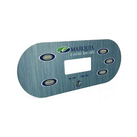 MARQUIS SPA 5-BUTTON New Style ESeries Topside Panel Overlay 650-0685 £13.82 - PicClick UK