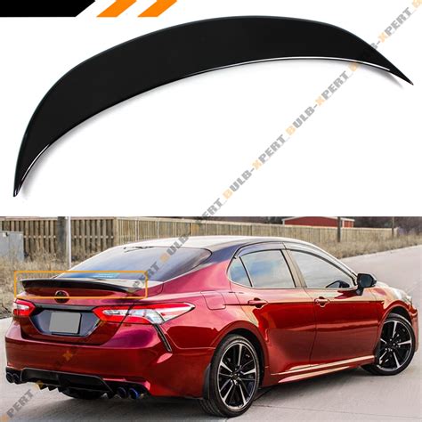 FOR 18-2021 TOYOTA CAMRY GLOSSY BLACK JDM DUCKBILL HIGH KICK REAR TRUNK ...