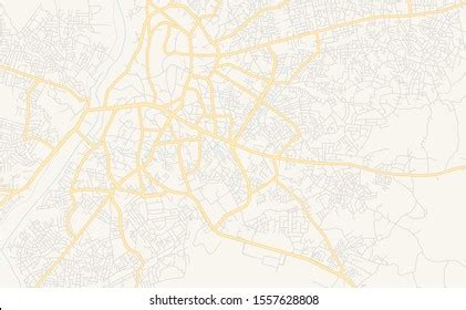 Printable Street Map Abeokuta Nigeria Map Stock Vector (Royalty Free) 1557628808 | Shutterstock